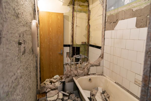 Shower Tile Demolition in Lincoln